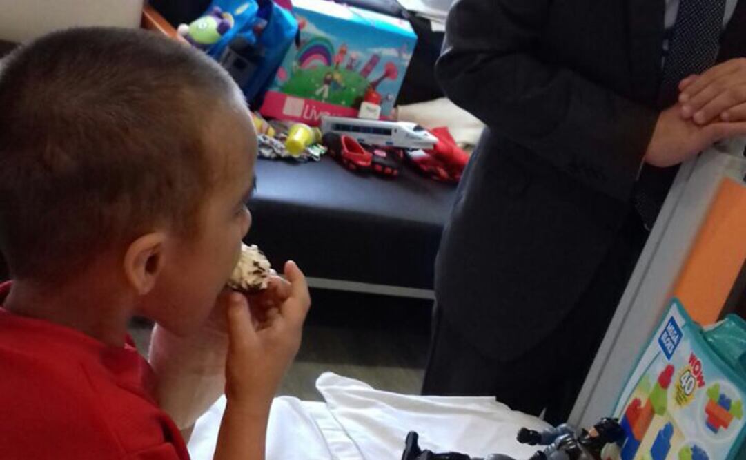 Antony El Niño q fue rescatado en GAM. (Especial=