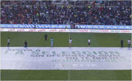 Gritan el "¡ehhh, pu...!" en el México vs Argentina 