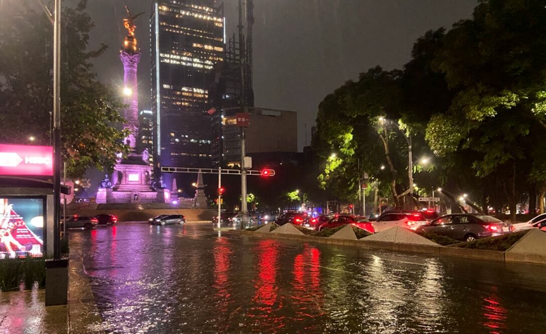 La fuerte lluvia de la Ciudad de México. Foto: Juan Carlos Williams/EL UNIVERSAL