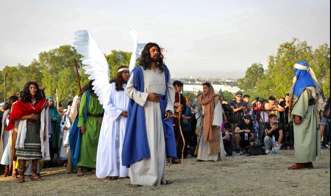 La alcaldía Iztapalapa informó que el Martes Santo, de la 182 Representación de la Pasión de Cristo, concluyó con saldo blanco. Foto: especial