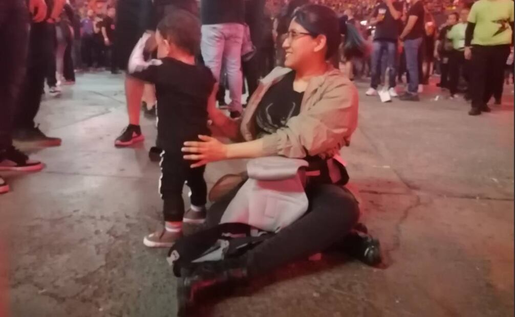 Un niño de un año de edad, entre los asistentes. Foto: Araceli García/EL UNIVERSAL.