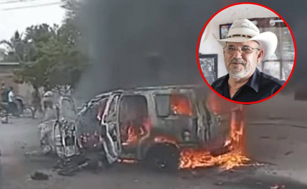 Momento en que el ex líder los autodefensas es atacado Foto: Especial