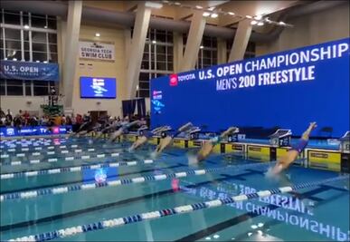 Sigue participación positiva de mexicanos en US Open de natación