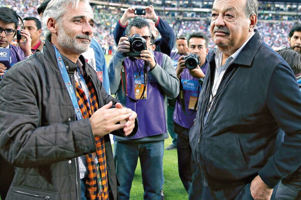 Jesús Martínez y Carlos Slim no serán más socios en el balompié. (IMAGO7)