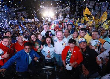 Santiago Taboada y Margarita Saldaña critican persecución política en cierre de campaña en Azcapotzalco