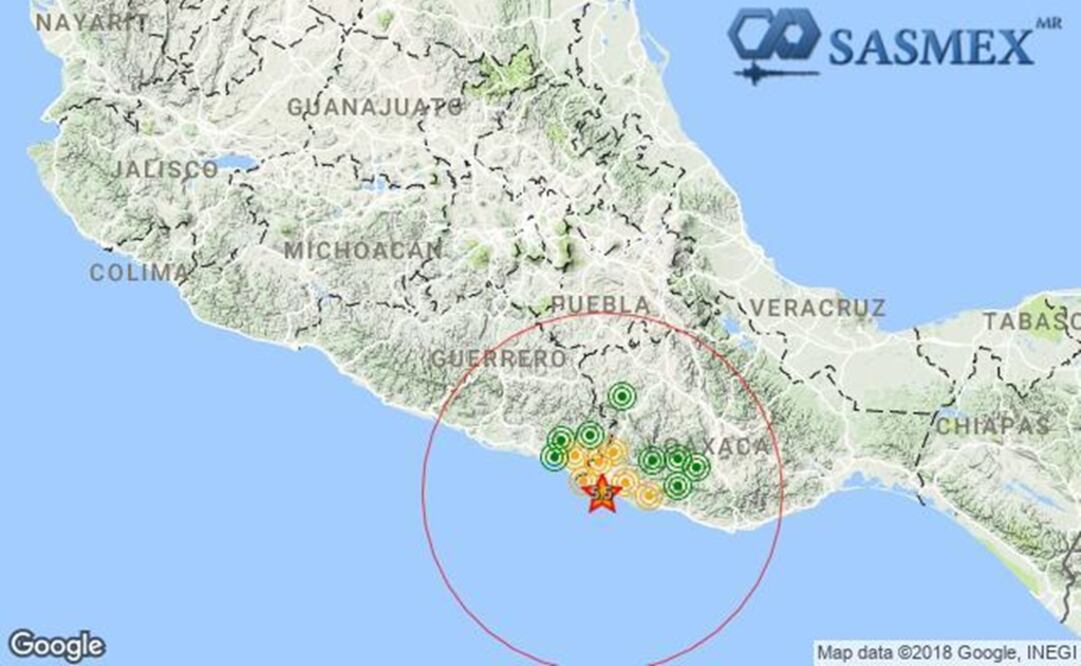 El sismo se percibió en la Ciudad de México de manera ligera. (FOTO: Tomada de Twitter)