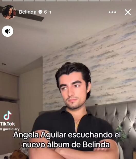 Belinda se burla de Ángela Aguilar con video pero luego lo borra.