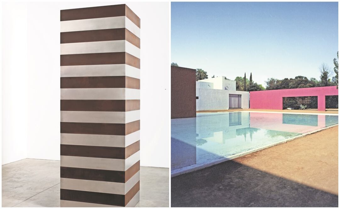 Escultura de Sean Scully y detalle de la Cuadra de San Cristóbal. (CORTESÍA)