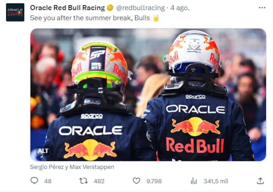 Tuit de Red Bull Racing