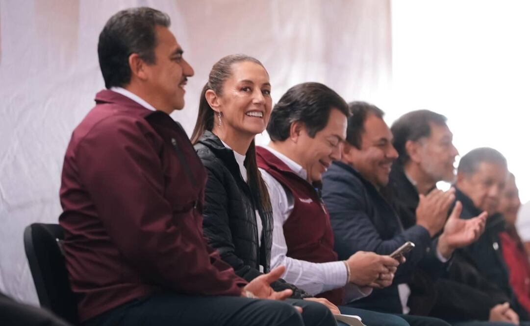 Sheinbaum hizo hincapié en que, junto a los maestros y maestras de México, es vital trabajar en unidad. Foto: Especial