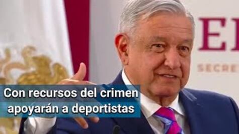 Dinero incautado al crimen será para financiar a deportistas: López Obrador