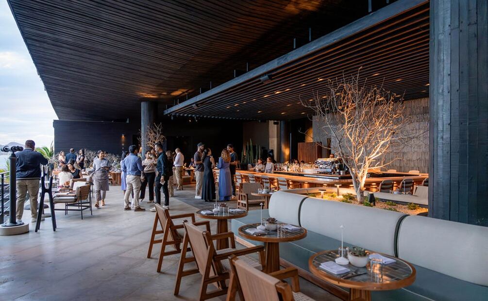 Sunken Bar, un renovado sitio en Los Cabos. Foto: Cortesía