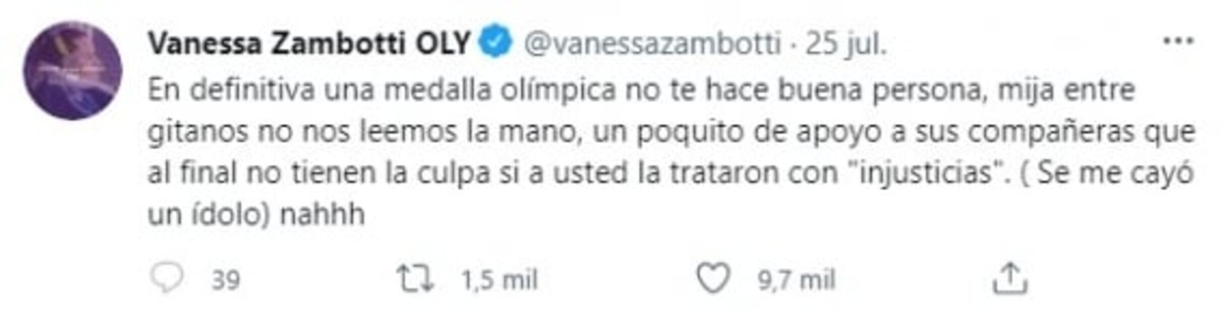 Crea Vanessa Zambotti guía para ver los Juegos Olímpicos y no parecer un cretino
