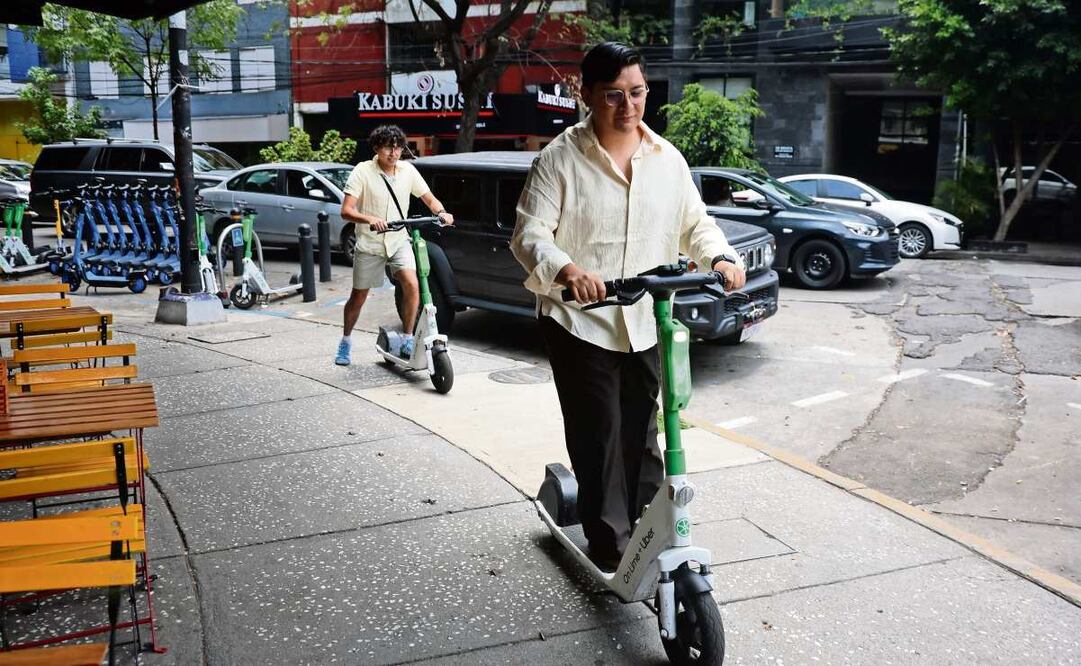 Ciudad de México, 04 Agosto 2026.
Aspectos del servicio de los patines eléctricos (scooters), Lime, Whoosh y Jet.
Foto: Luis Camacho | El Universal
