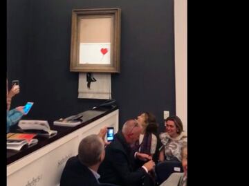 Compradora del Banksy destruido confirma que pagará 1.1 millones de dólares