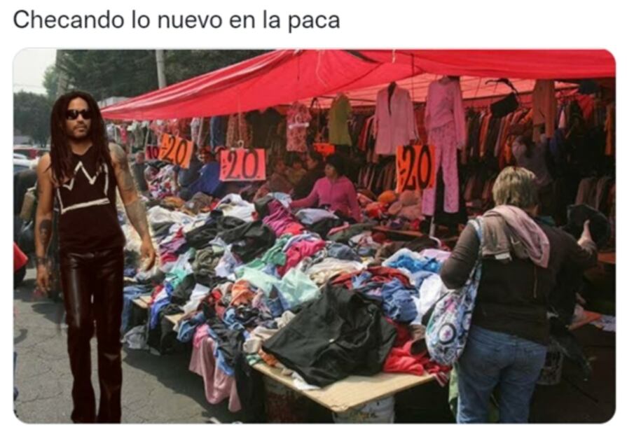 Llega Lenny Kravitz a la CDMX y con él, los memes
