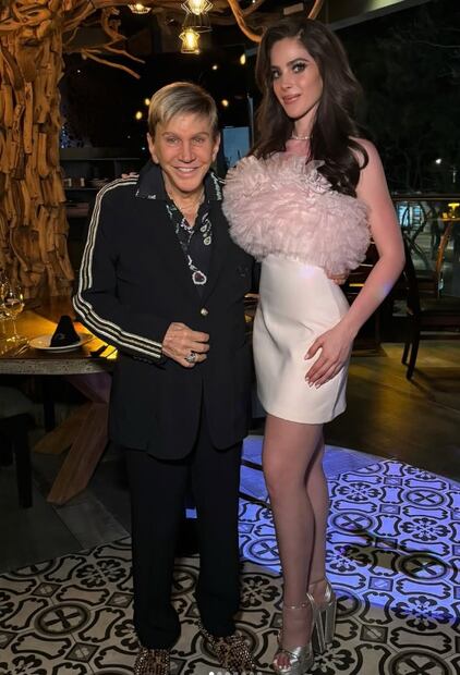 Fátima Bosch con Osmel Sousa.
FOTO: Instagram fatimaboschfdz