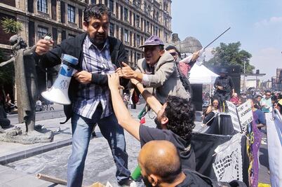 También en la calle la discusión fue intensa