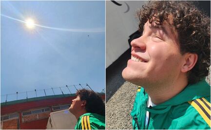 Comediante "Ojitos de Huevo" bromea con el Eclipse Solar 2024: "yo lo puedo ver directamente"