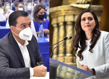 Exigen PAN y PRI renuncia e inhabilitación a Delfina Gómez tras multa del INE por moches en Texcoco