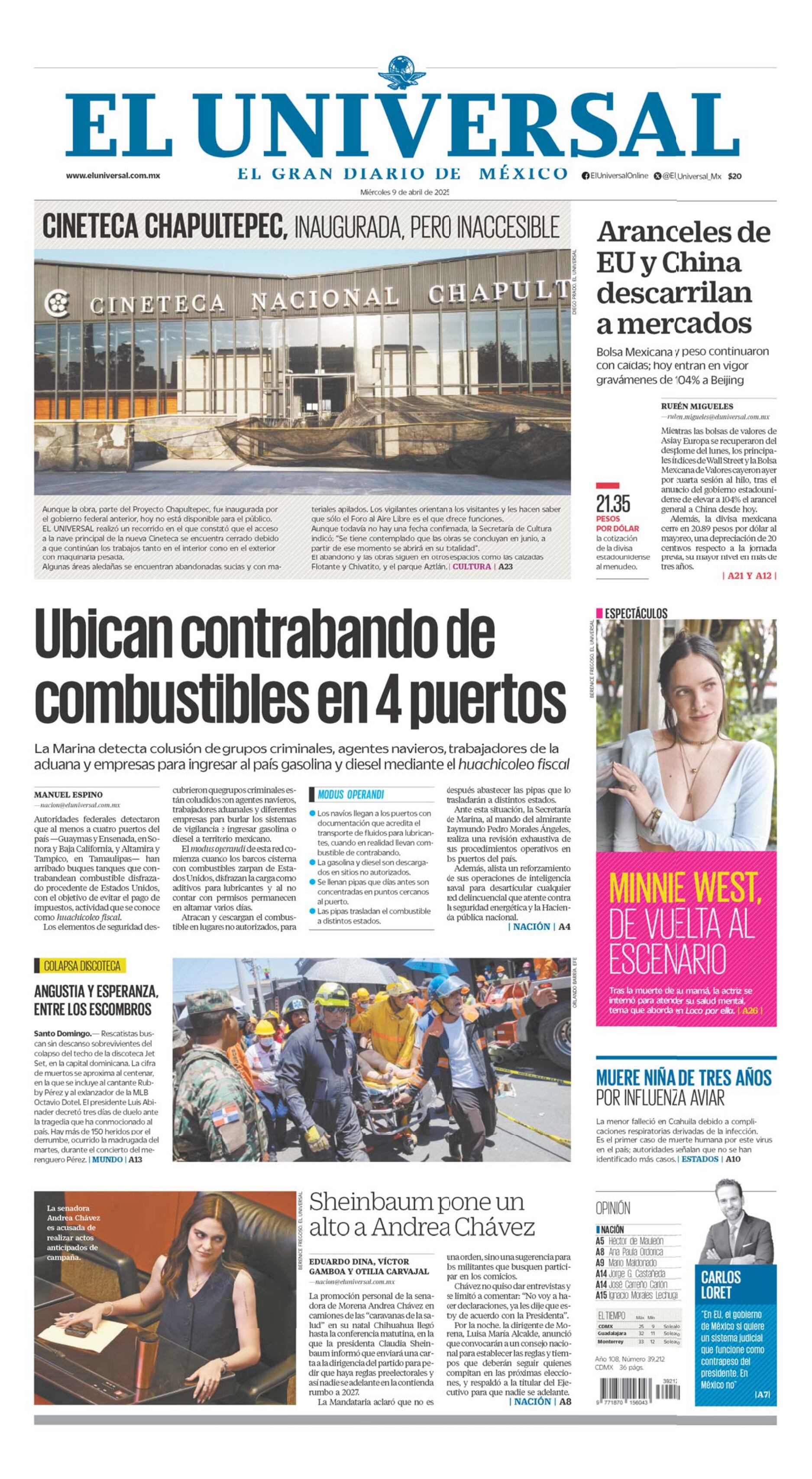 Portada impresa