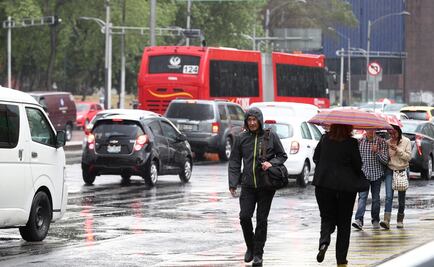 ​Registran lluvia ligera en seis delegaciones de la CDMX