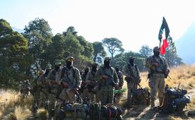 El camino de los “boinas verdes” en el Iztaccíhuatl; futuros “Murciélagos” entrenan bajo cero para ser de élite en el Ejército