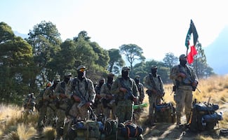 El camino de los “boinas verdes” en el Iztaccíhuatl; futuros “Murciélagos” entrenan bajo cero para ser de élite en el Ejército