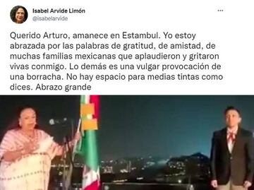 “Fue provocación de una borracha”, dice Arvide tras reclamos al “Viva AMLO” en ceremonia del Grito