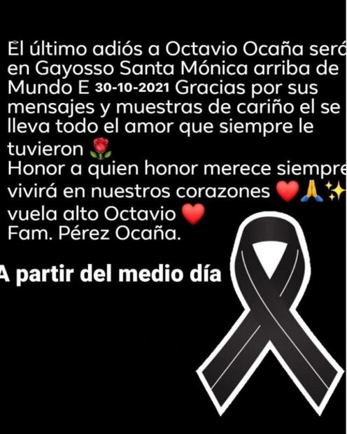 "Me dejas muerta en vida", dice novia de Octavio Ocaña, actor de "Vecinos"