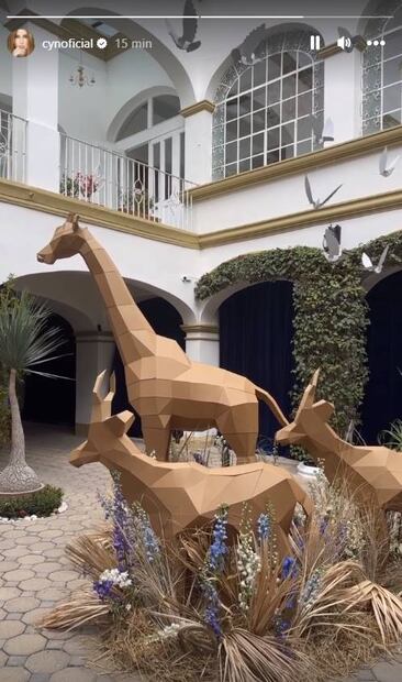 Fiesta de bautizo de León, el hijo de Carlos Rivera y Cynthia Rodríguez.