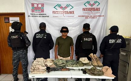 Cae un presunto responsable del asesinato de cinco policías estatales en Frontera Comalapa, Chiapas; despliegan más de mil elementos en la zona