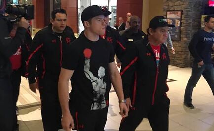 Canelo llega a Las Vegas