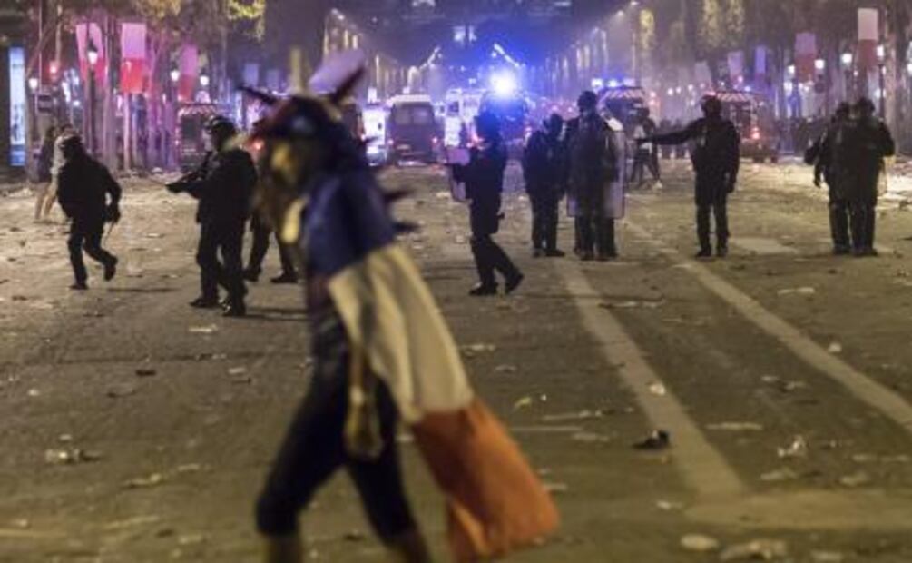 Disturbios en Francia empañan festejos tras campeonato en el Mundial