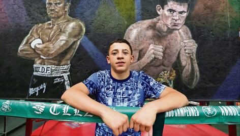 Juan "El Güerito de Tepito" y los sacrificios de un boxeador adolescente; "quiero vivir como un campeón del mundo", asegura