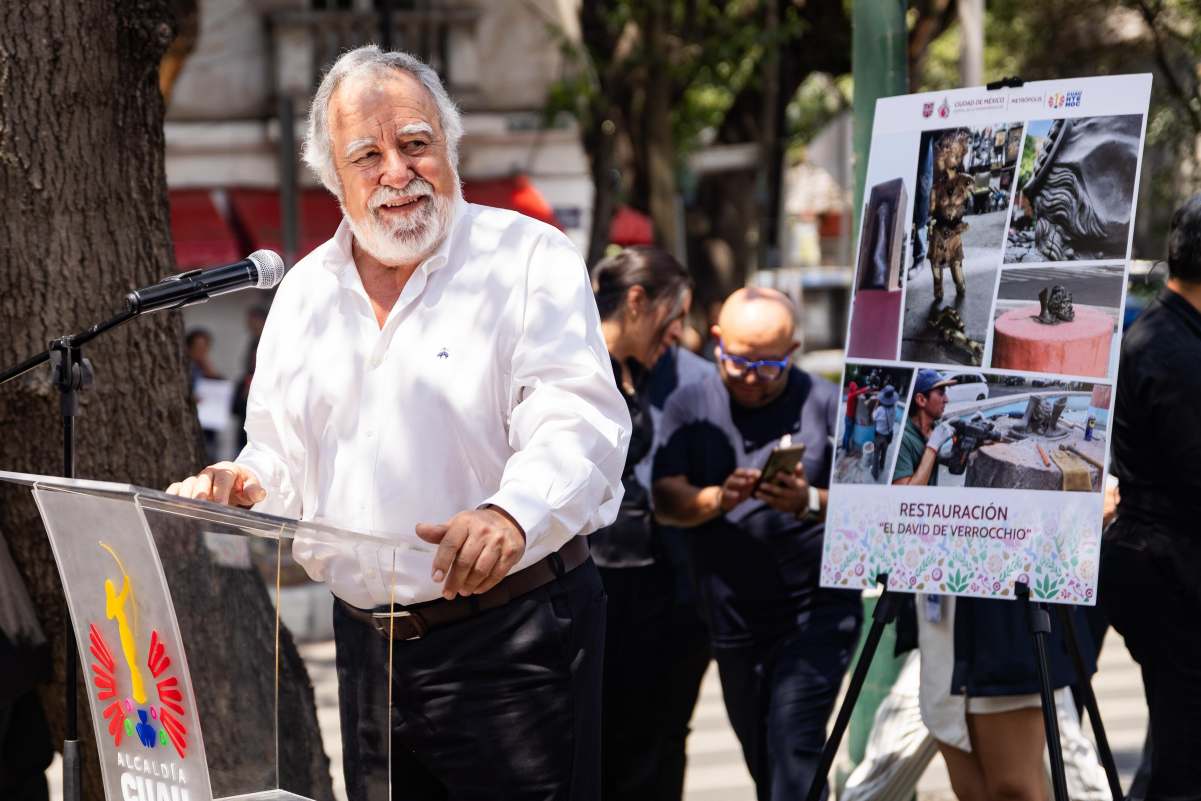 Rehabilitación del Monumento a la Raza con 90% de avance; Encinas asegura que detalles finales están en proceso