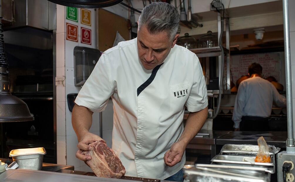 Entrevista con el chef parrillero Dante Ferrero. Foto: Esteban Torreblanca / El Universal