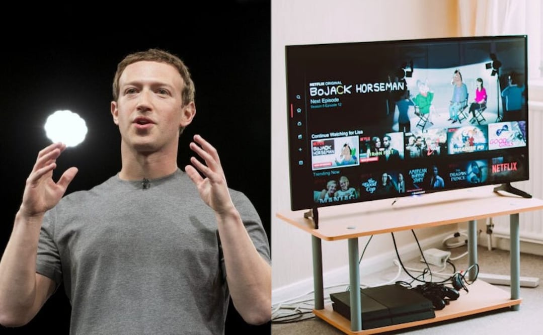 Qué pasará con las televisiones en el futuro, según Zuckerberg. Imagen: especial