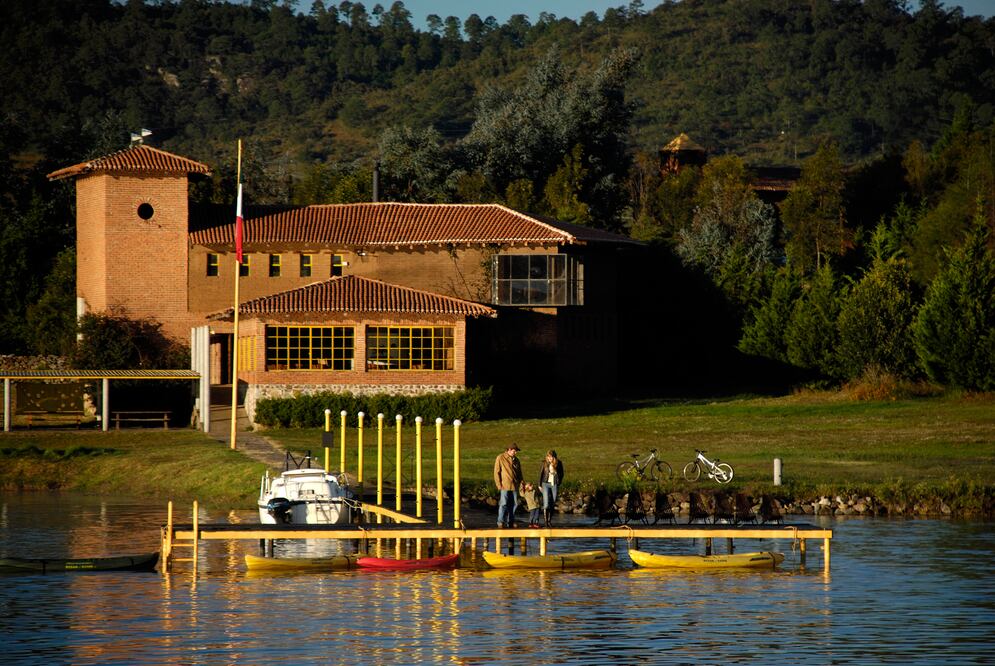 El muelle del Hotel El Remanso, cerca de Tapalpa. (Foto: Cortesía)