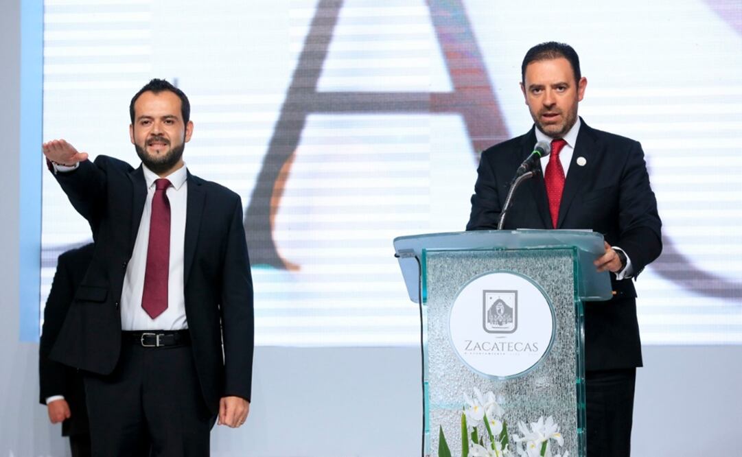 Gobernador de Zacatecas acude a toma de protesta de alcaldes de oposición. Foto: Irma Mejía