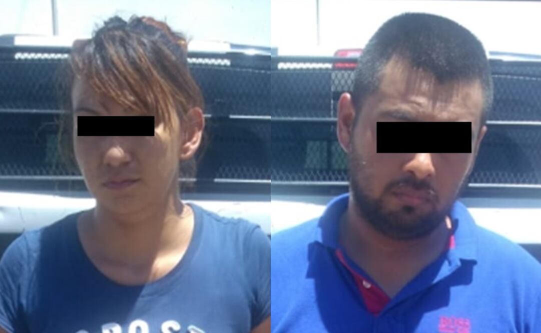 A los detenidos les fue asegurado tres billetes falsos, dos de ellos de 500 pesos y uno de 100 pesos en la colonia Las Dunas, en Hermosillo.  Foto: FGR Sonora