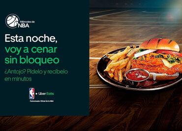 Disfruta la NBA acompañado de tu comida favorita con Uber Eats