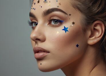 Pecas de glitter, la tendencia para brillar en la playa