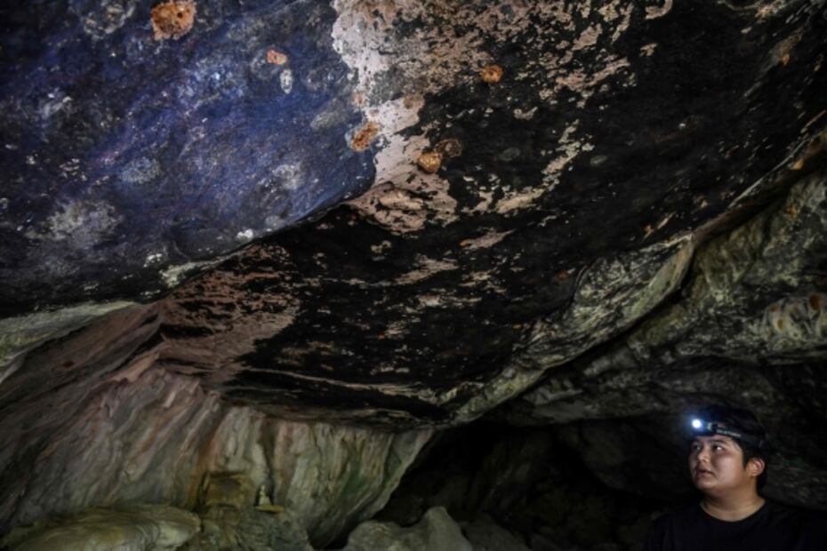 Descubren pinturas milenarias en gruta recóndita de una jungla