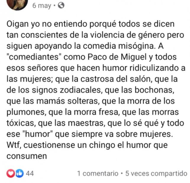 ¿Por qué buscan cancelar al comediante Paco de Miguel?