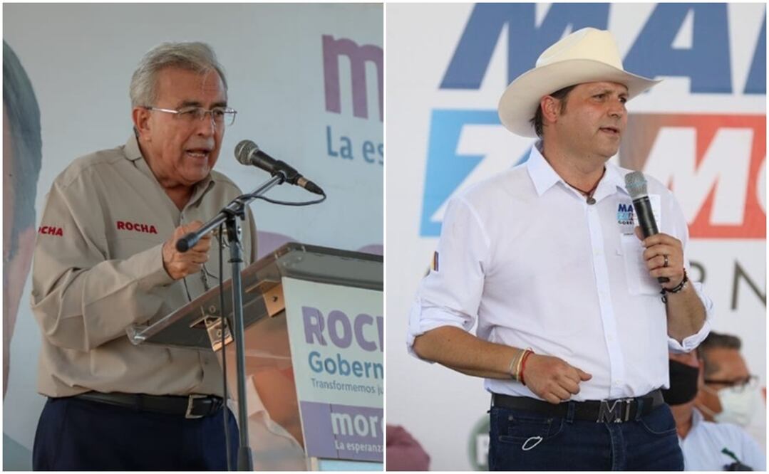 Rubén Rocha Moya y Mario Zamora Gastélum. Fotos: Archivo El Universal