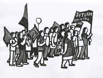 Llega muestra de Rini Templeton, creadora de dibujos de protesta al MUAC