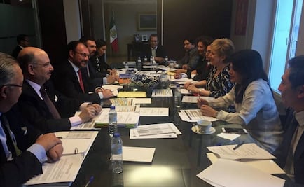 Luis Videgaray se reúne con embajada de México en España