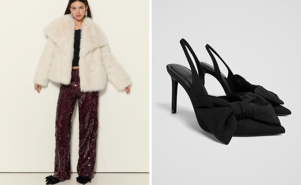Para sumar elegancia a tu look, puedes llevar un abrigo efecto pelo. Foto: Stradivarius