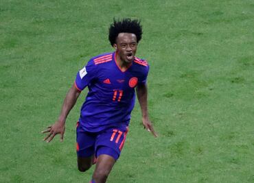 Juan Cuadrado anota el Polonia 0-3 Colombia